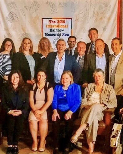 In Albany with Andy Cohen in support of Surrogacy